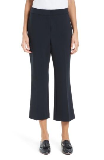 Women's Kate Spade New York Crop Flare Leg Pants - Black