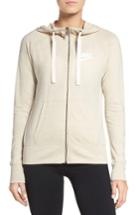 Women's Nike Gym Zip Hoodie - Grey