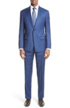 Men's Armani Collezioni G-line Trim Fit Stripe Wool Suit