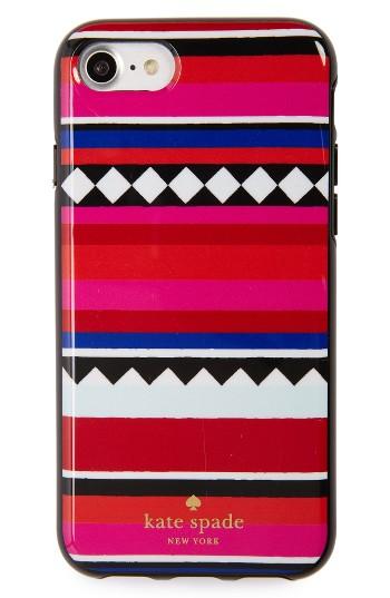 Kate Spade New York Geo Stripe Iphone 7 & 7 Case -