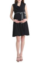 Women's Kimi And Kai Megan Cowl Neck Maternity/nursing Dress