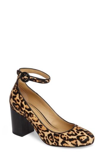 Women's Splendid Rose Ii Ankle Strap Pump M - Brown