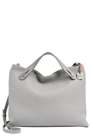 Skagen 'mikkeline' Leather Satchel -