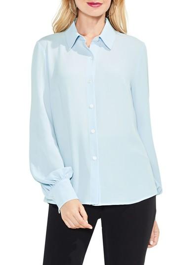 Women's Vince Camuto Corset Back Blouse - Blue