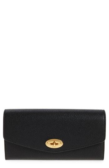 Women's Mulberry Darley Continental Leather Wallet - Brown