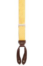 Men's Trafalgar 'dalton' Dot Silk Suspenders, Size - Yellow