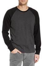 Men's James Perse Jersey Crewneck Sweater (xl) - Grey