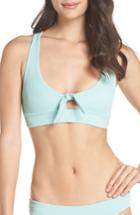 Women's L Space Tara Ribbed Bikini Top - Blue/green