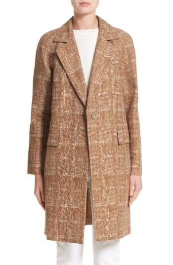 Women's Lafayette 148 New York Lawson Coat - Brown