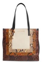 Marc Jacobs The Snake Grind Leather Tote - Brown