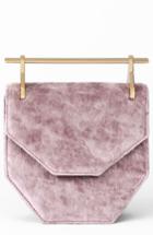 M2malletier Mini Amor Fati Velvet Shoulder Bag - Pink