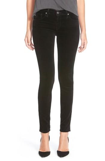 Women's Ag Super Skinny Velvet Leggings