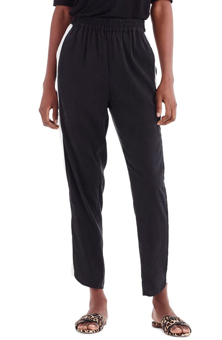 Women's Universal Standard For J.crew Inset Stripe Pants