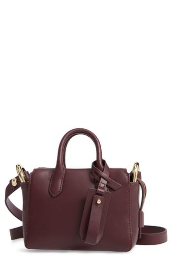 J.crew Mini Harper Leather Satchel - Red