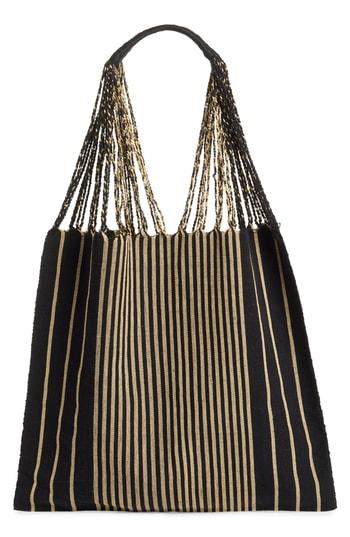 Luz Collection Las Rayas Tote - Black