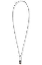 Men's Steve Madden Wood Tip Bullet Pendant Necklace