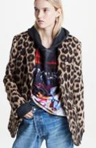 Women's R13 Leopard Jacquard Blazer - Brown