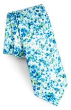 Men's Calibrate Marquette Floral Skinny Tie, Size - Green