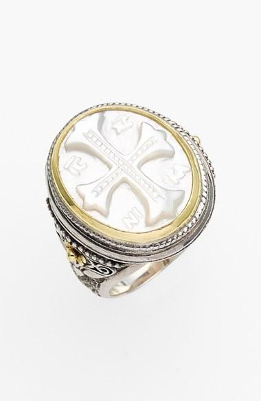 Women's Konstantino 'athena' Mother Of Pearl Signet Ring