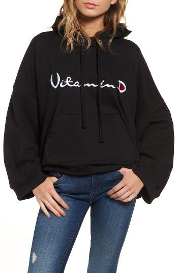 Women's Drifter Ventus Vitamin D Pullover Hoodie - Black