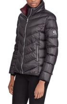 Women's Lauren Ralph Lauren Chevron Quilted Packable Down Jacket - Black