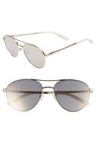 Women's Ted Baker London 55mm Aviator Sunglasses - Gold