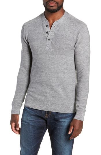Men's Bonobos Merino Wool Knit Henley, Size - Blue
