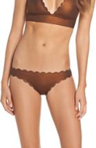 Women's Pilyq Wave Reversible Seamless Bikini Bottoms - Brown