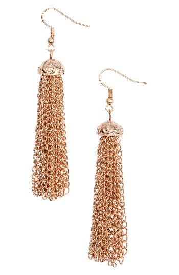 Women's Elise M. Fortuna Chain Tassel Earrings