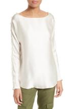 Women's Tracy Reese Silk Charmeuse Top - Ivory