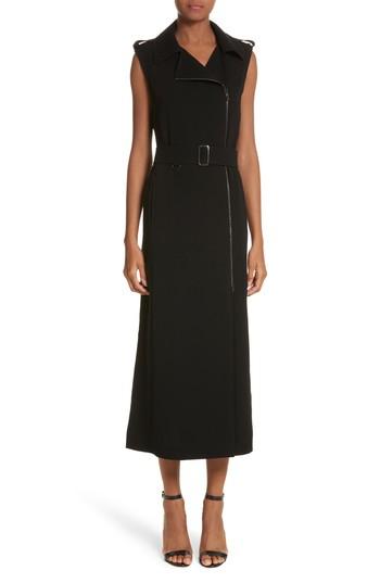 Women's Max Mara Europa Trench Dress - Black