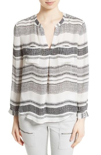 Women's Joie Obeline Stripe Silk Blouse