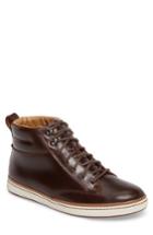Men's Clarks Norsen Mid Water Resistant Plain Toe Boot With Faux-fur Lining .5 M - Brown