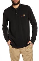 Men's Carhartt Work In Progress American Script Polo - Black