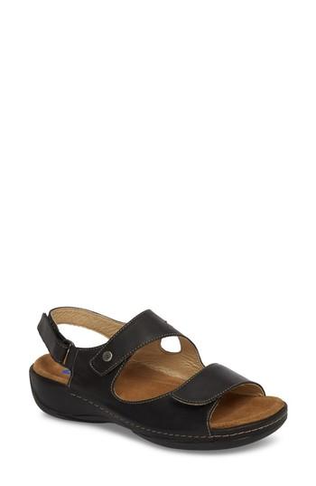Women's Wolky Liana Sandal .5-6us / 36eu - Black