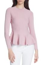 Women's Ted Baker London Hinlia Peplum Sweater - Pink
