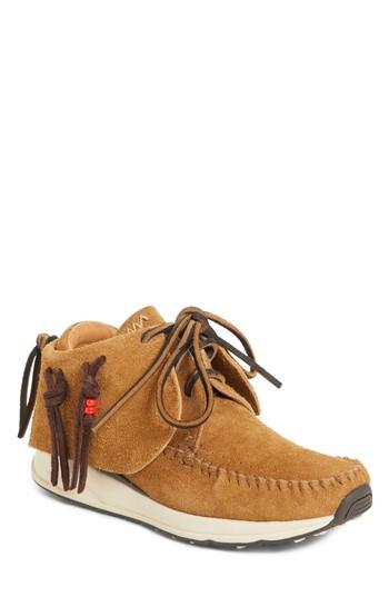 Women's Wmv Visvim Fbt Suede Moccasin Sneaker M - Beige