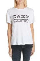 Women's Re/done Easy Come Easy Go Girlfriend Tee - White