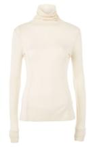 Women's Topshop Boutique Wool Turtleneck Sweater Us (fits Like 2-4) - Ivory