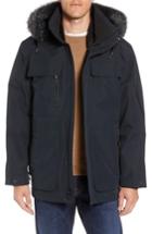 Men's Andrew Marc Hamilton 3-in-1 Down Parka With Genuine Fox Fur Trim - Black