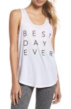 Women's Good Hyouman Casey Best Day Ever Tank - White