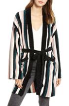 Women's New Friends Colony Bundle Up Stripe Kimono /small - Blue/green