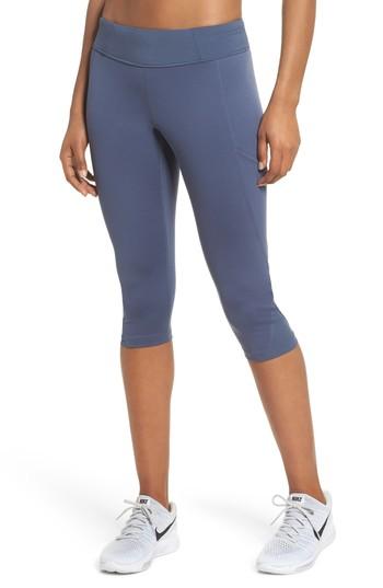 Women's Patagonia Lightning Rock Crop Leggings - Blue