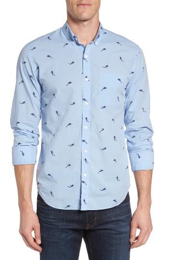 Men's Bonobos Slim Fit Summerweight Mermaid Print Sport Shirt