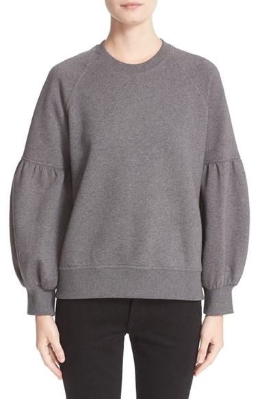 Women's Burberry Bell Sleeve Sweatshirt
