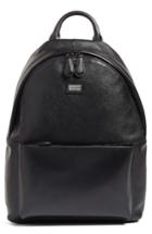 Men's Ted Baker London Leather Backpack - Black