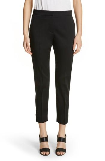 Women's Max Mara Guglia Stretch Cotton Crop Pants - Black