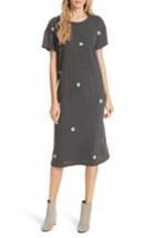 Women's The Great. Boxy Embroidered T-shirt Dress