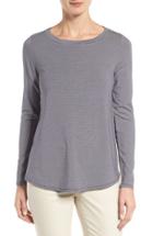 Women's Nordstrom Collection Stripe Jersey A-line Top