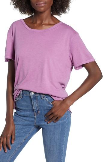 Women's Bp. Washed Crew Tee - Purple